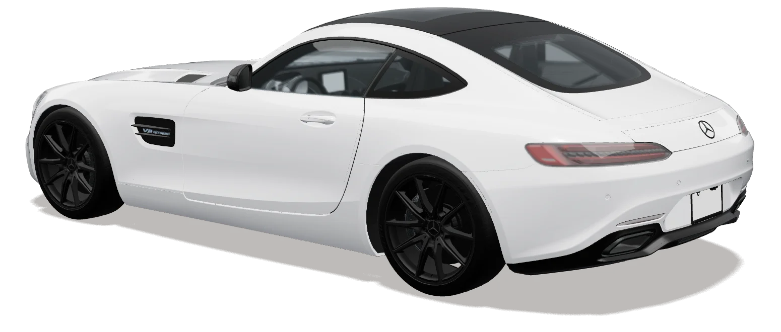 Mercedes-AMG GT in factory paint, rendered in the configurator